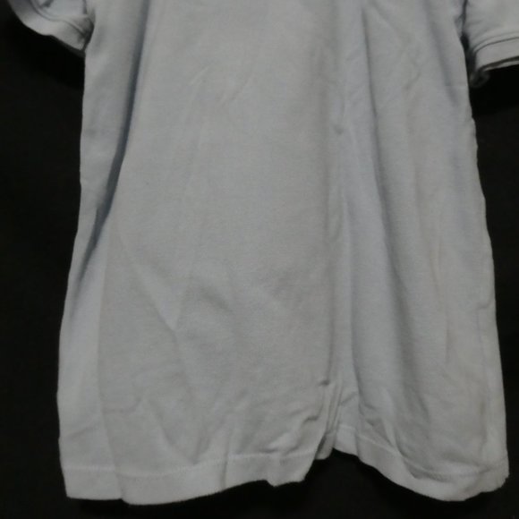 OLD NAVY, medium (8) regular, light blue polo, *juice stains SEE PIC, EUC - Picture 11 of 11